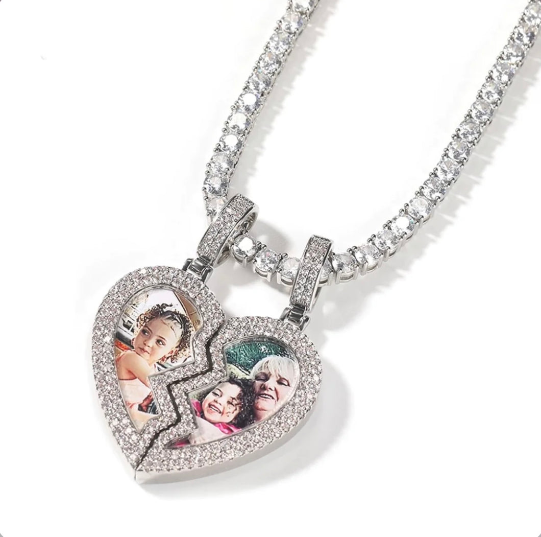 Broken Heart Custom Necklace