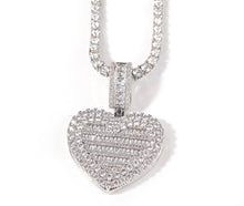 Load image into Gallery viewer, ÁineLux Forever Heart Tennis Locket Necklace

